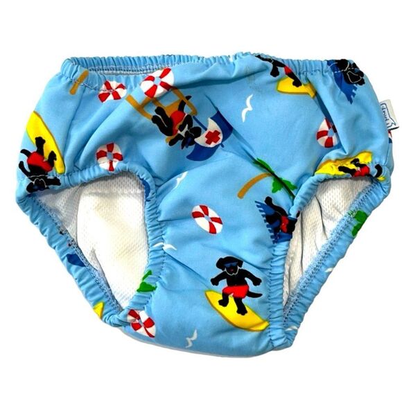 I PLAY | Infant Boys Girls UPF 50+ Blue Swim Diaper Pants - Picture 1 of 11